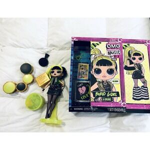 LOL Surprise OMG Music Remix Rock‎ Bhad Gurl and Drums Fashion Doll